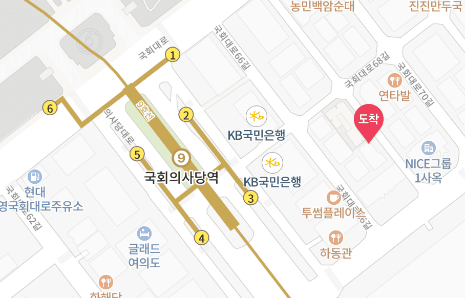 살롱 드 스테이 지도